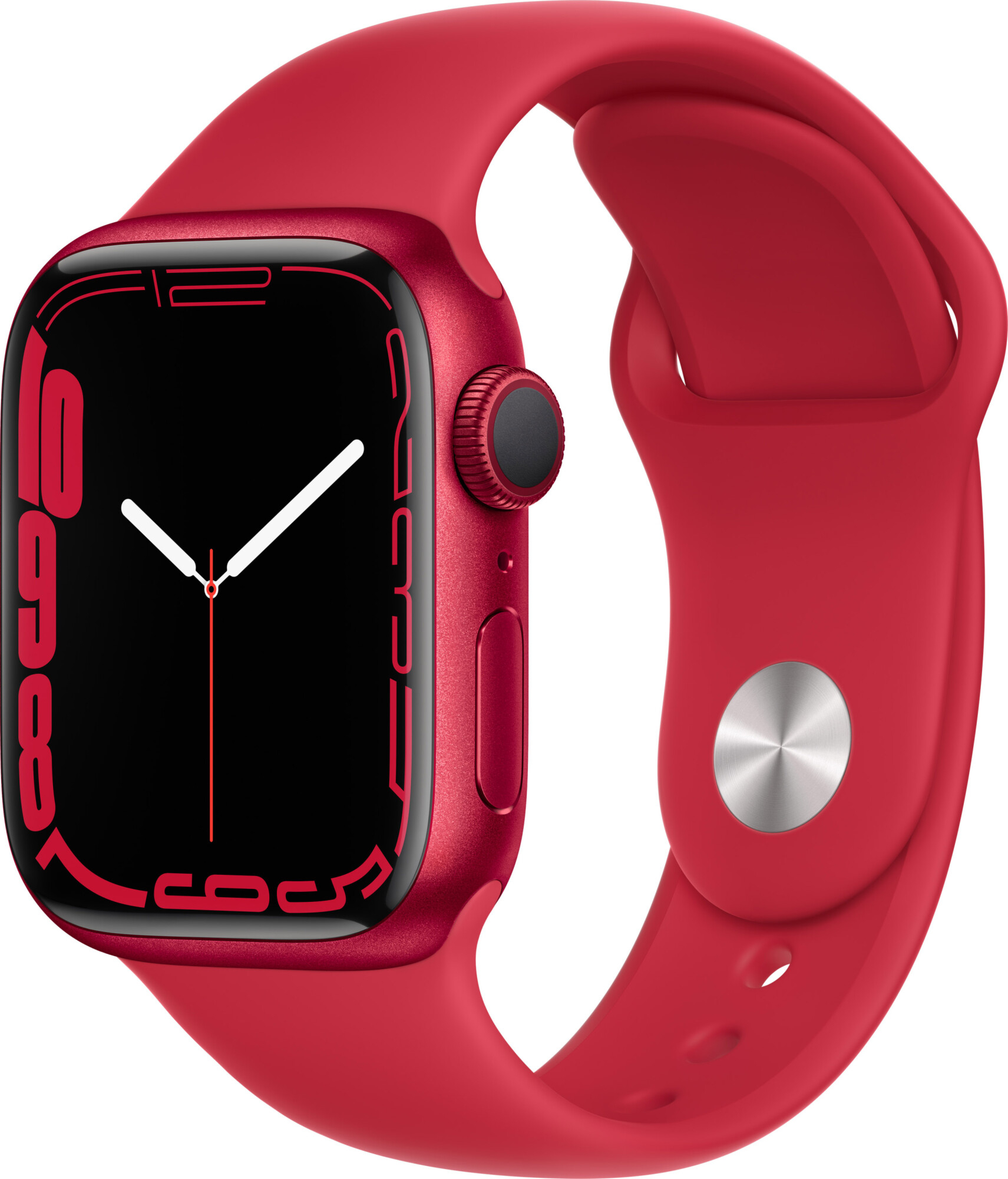 Apple Watch Series 7 GPS 41mm PRODUCT RED Aluminum Case With PRODUCT RED Sport Band (MKN23) 